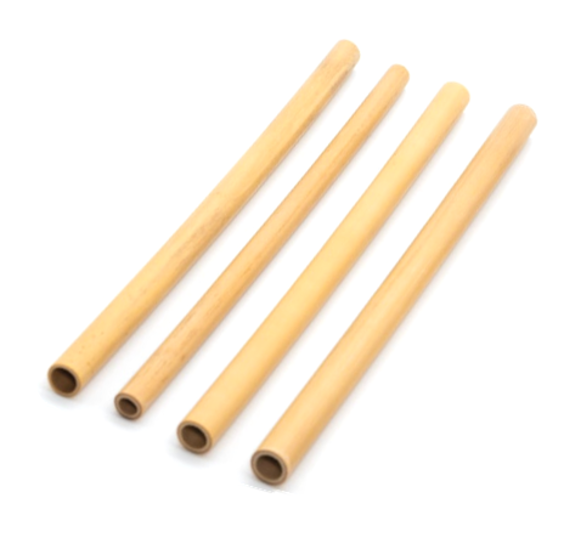 eco friendly bamboo reuseable biodegradable bamboo straws set