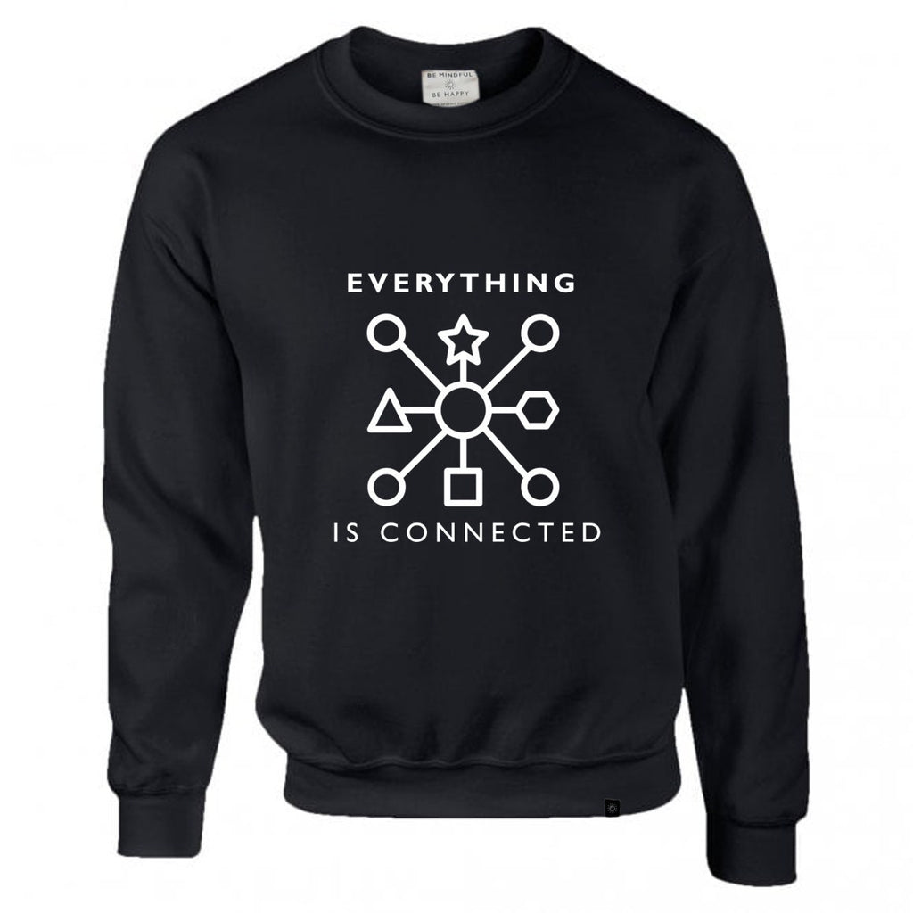 GOTS Organic Cotton Grey Sweatshirt | Vegan | Crew Neck | Spiritual | Plant Based | Ethical | Sustainable