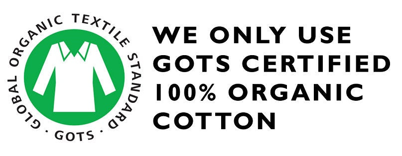 GOTS Organic Cotton Grey Sweatshirt | Vegan | Crew Neck | Spiritual | Plant Based | Ethical | Sustainable